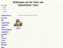 Tablet Screenshot of extremflug.de